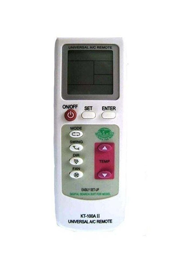 جهاز تحكم عن بعد عالمي لمكيف الهواء باللون الأبيض - 1