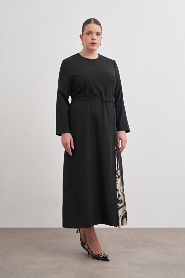 Kemerli Kuplu Elbise - 4