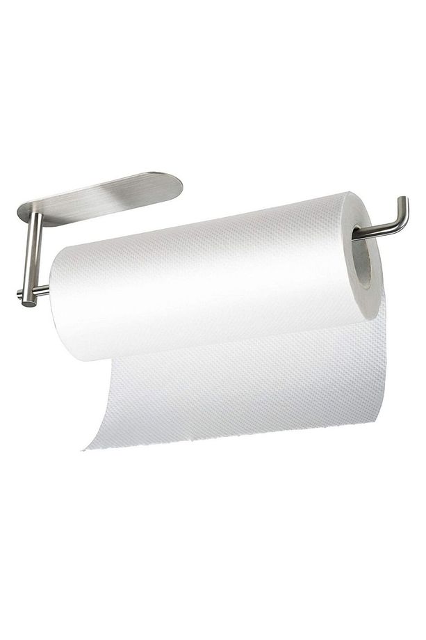Paslanmaz Çelik Yapışkanlı Kağıt Havluluk - Tuvalet Kağıtlığı SET  INOX - 2
