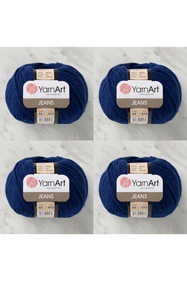 Jeans 54 Pack of 4 Punch Thread Amigurumi Thread
