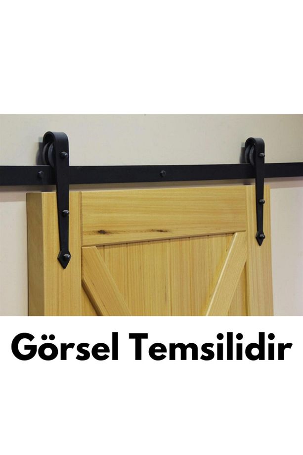 Sürgülü Kapı Mekanizması Ahır Kapısı 2,40 Mt Ray Dahil ( Kapının Kendisi Dahil Değildir ) - 9