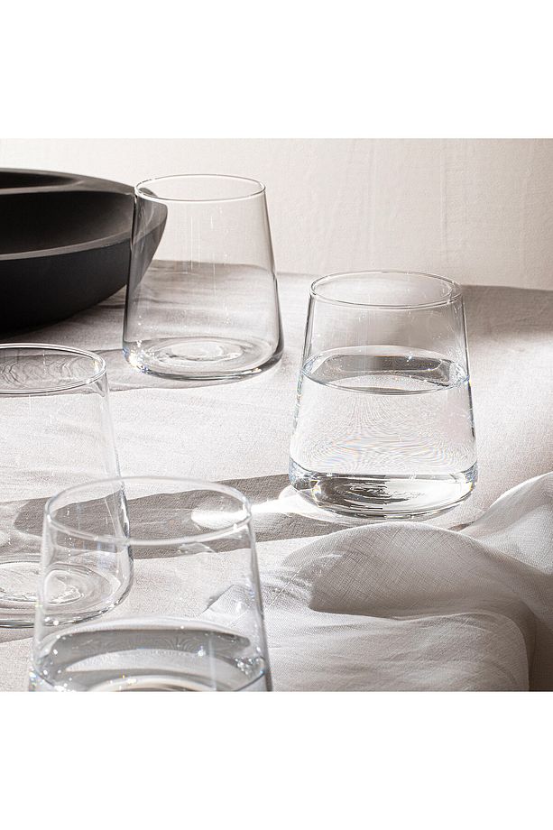 Arletta Su Bardağı Seti 380 ml 4'lü Set Transparan - 3