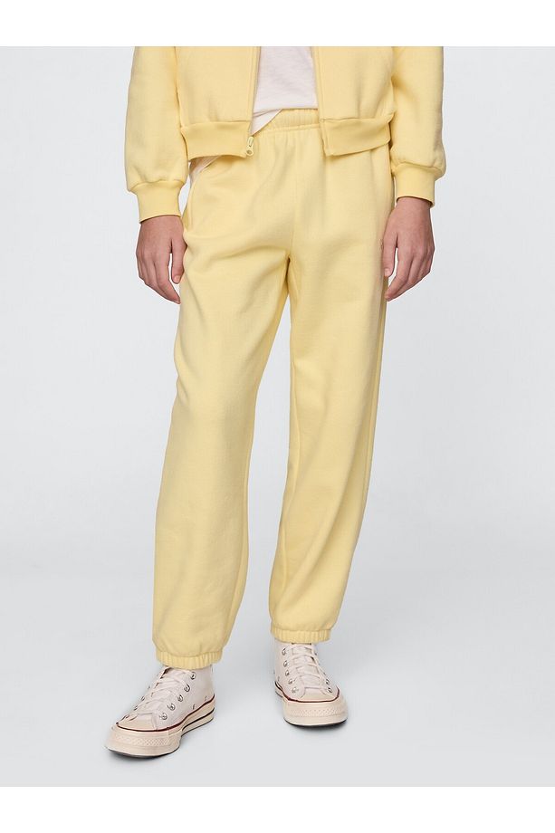 Kız Çocuk Sarı Gap Logo Vintage Soft Eşofman Altı - 4