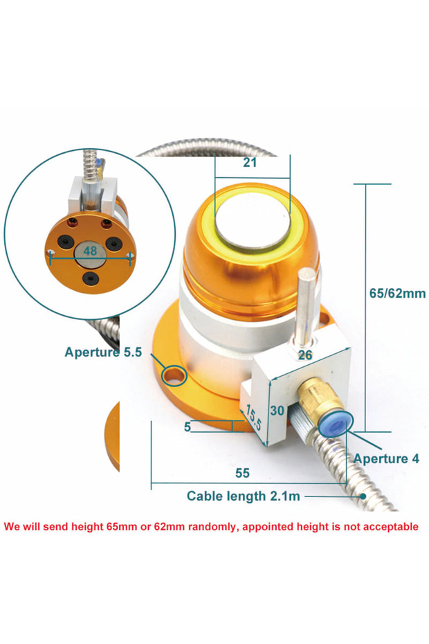 Automatic Tool Sensor Mach3 Z Axis Probe NC Auto Zero Check Touch Plate for CNC Router Milling En... - 5