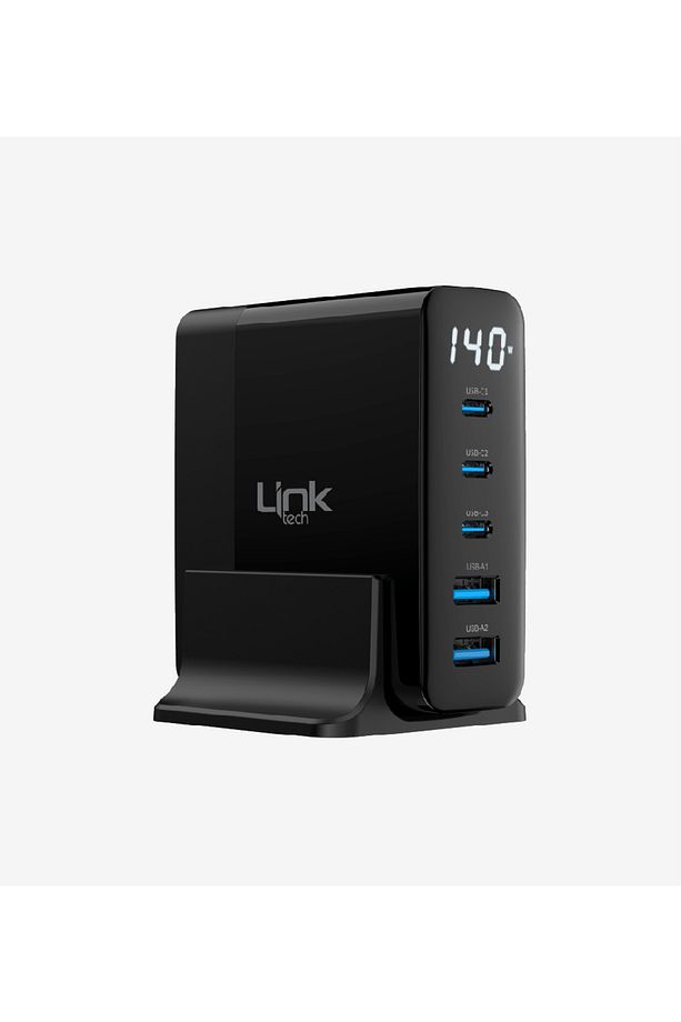 G862 Premium 5'li Çıkış 140W Super SI GaN Şarj Adaptörü - 1
