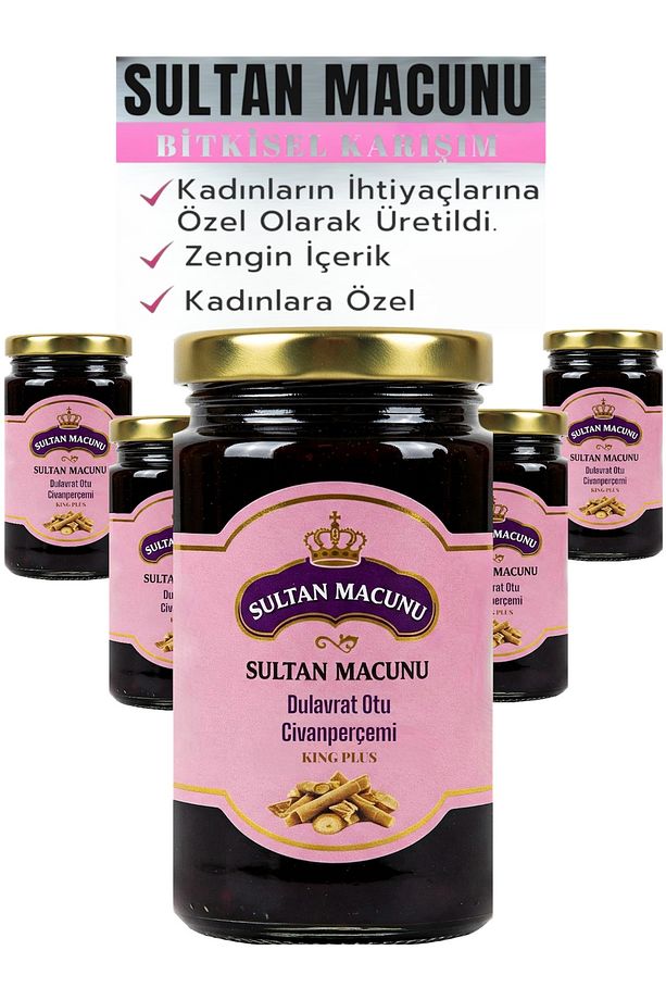Plus Sultan Macunu Dul Avrat Otu Hayıt ve Civanperçemi İçeren Macun 400 gram - 1