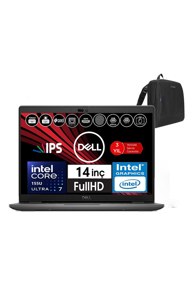 Latitude 3450 Ultra 7 155U 96GB Ddr5 1tb SSD 14" Fhd IPS WINDOWS11PRO WXCTO345015_VP48+ZETTAÇANTA - 1