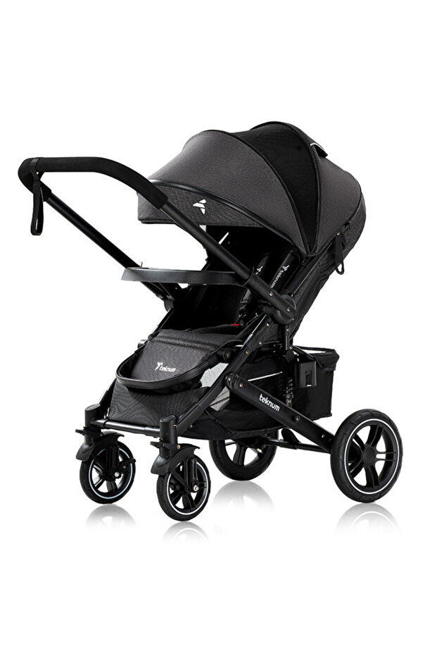 Teknum Reversible Moon Walk Stroller Black