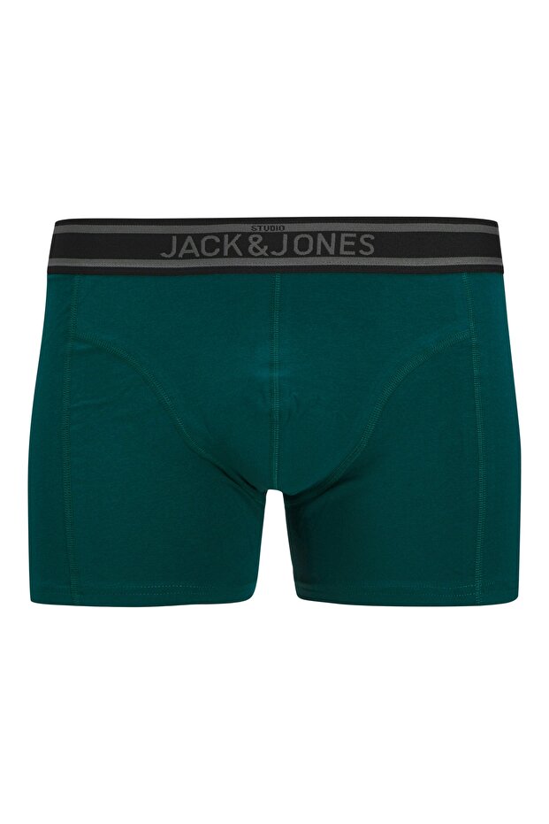 Jack Jones Jackyle Solid Trunks 3 Pack Men's Black Boxer 12268599-02 - 6