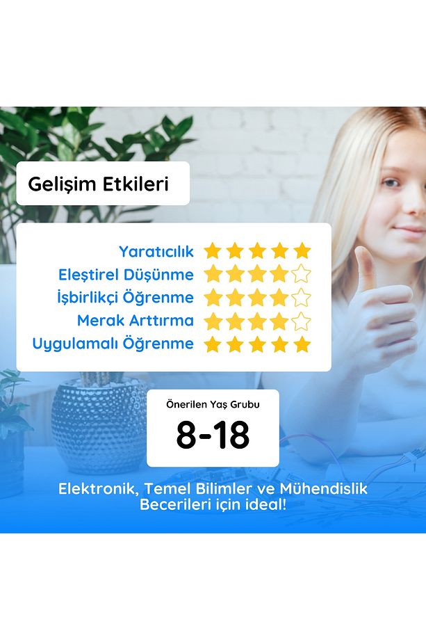 Robotik Kodlama Seti 124 Parça (Arduino Temelli, Kutulu ve E-Kitaplı) - 7