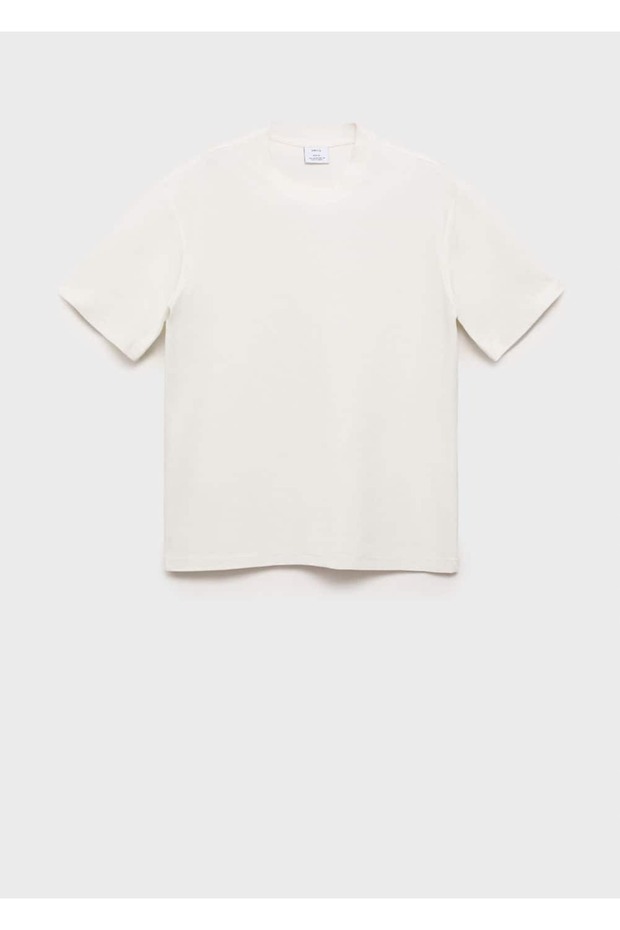 Ribana regular fit pamuklu tişört - 3