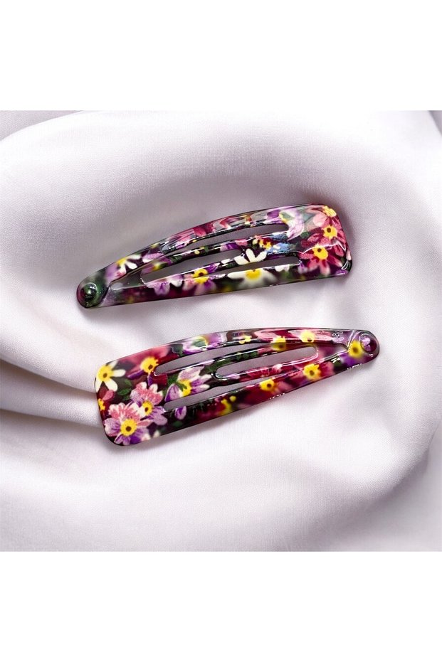 Flower Patterned Large Size Snap Buckle