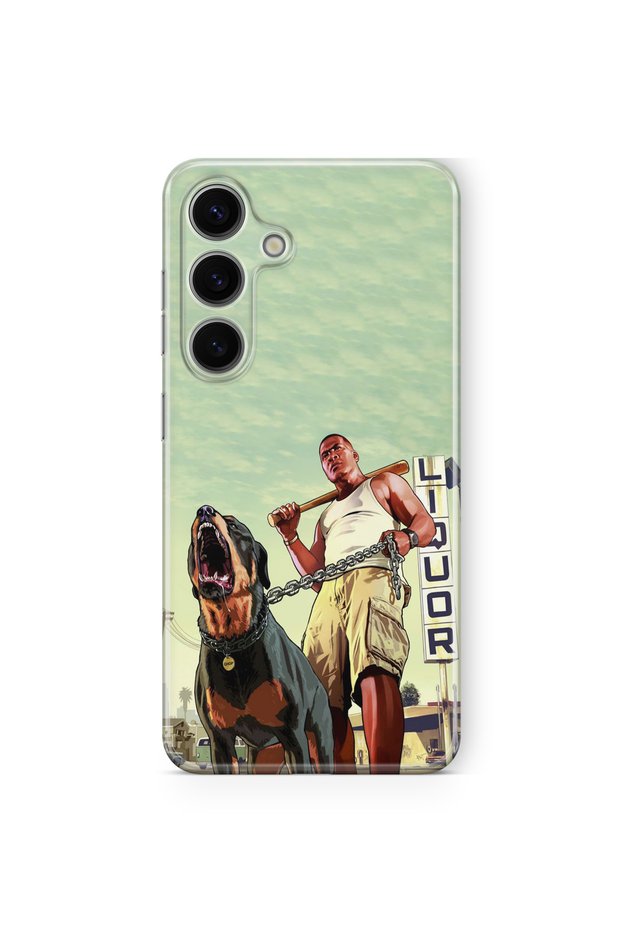 حافظة شفافة مطبوعة بتصميم فرانكلين متوافقة مع هاتف Samsung Galaxy M34 5G