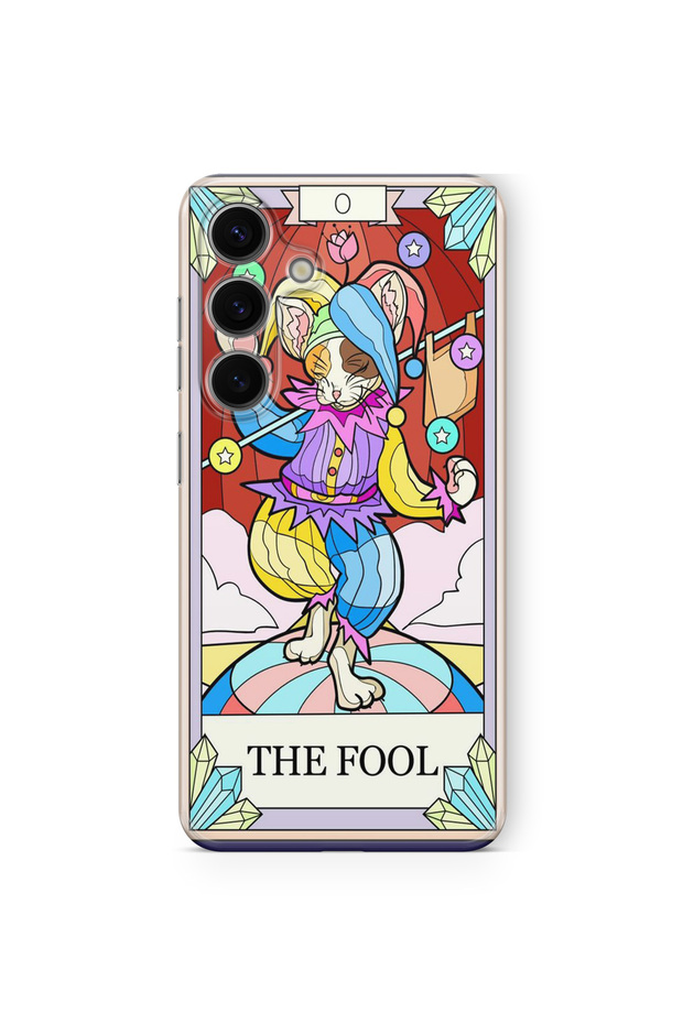 حافظة شفافة مطبوعة بتصميم The Fool متوافقة مع هاتف Samsung Galaxy A14