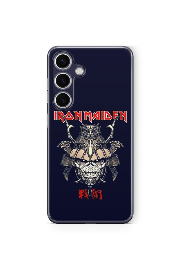 Samsung Galaxy S23 Fe Compatible Iron Maiden Design Printed Transparent Case