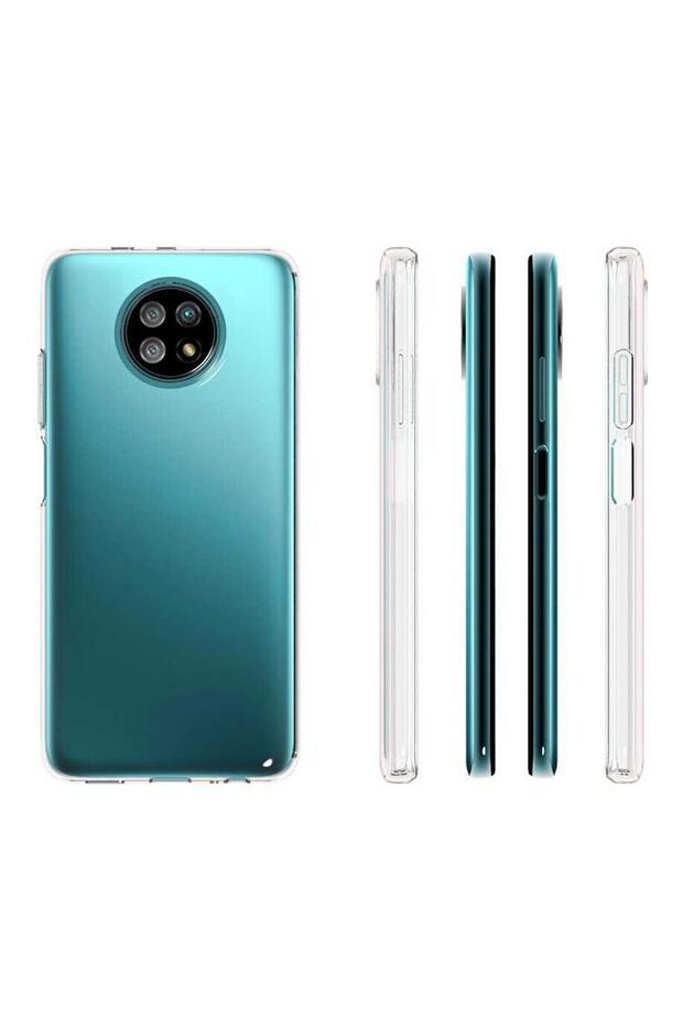حافظة متوافقة مع هاتف Xiaomi Redmi Note 9 5G، حافظة سيليكون شفافة وناعمة