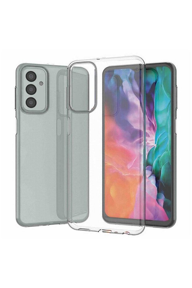 Samsung Galaxy M23 5g Compatible Case Zebana Transparent Soft Silicone Case Transparent