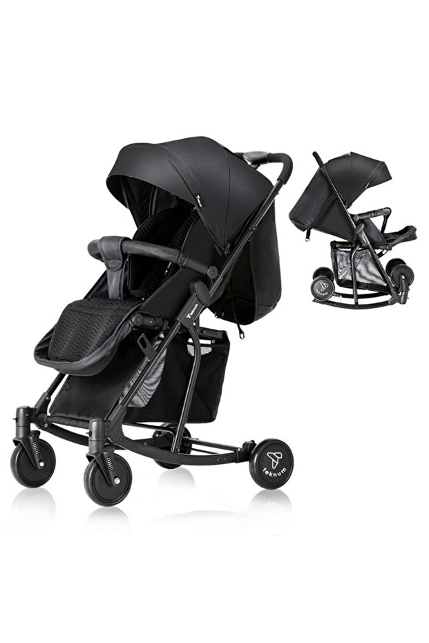 Teknum 2in1 Glide Stroller-Black