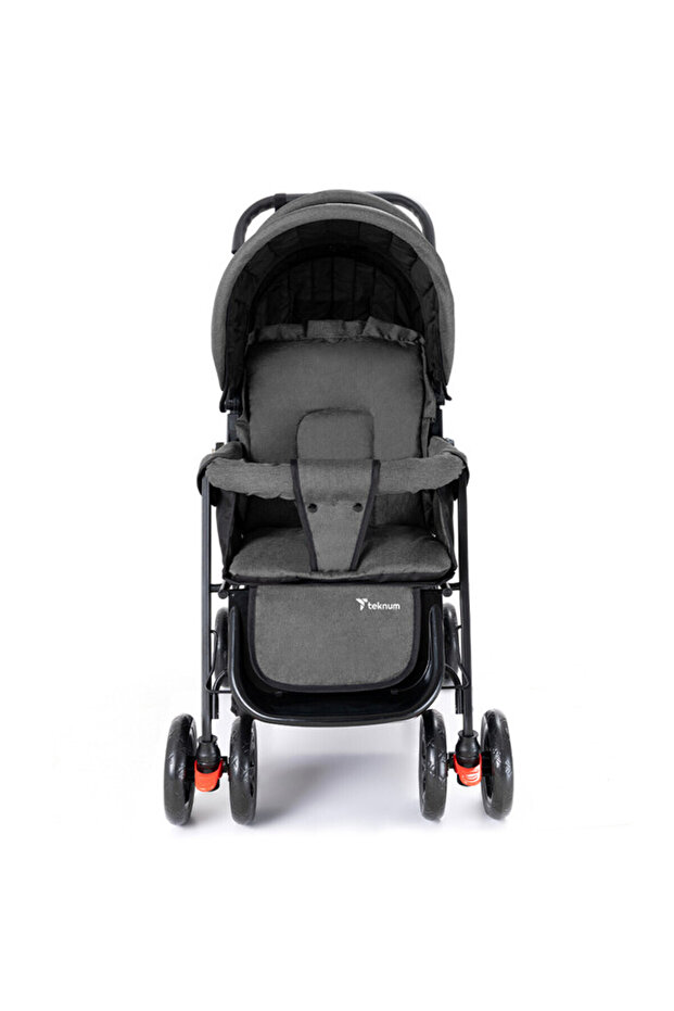 Teknum Double Stroller Combo-Dark Grey - 5