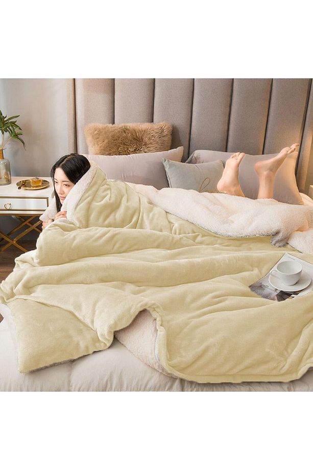 Sherpa Polar Battaniye Çift Taraflı Tek Kişilik 160x220 cm - 1
