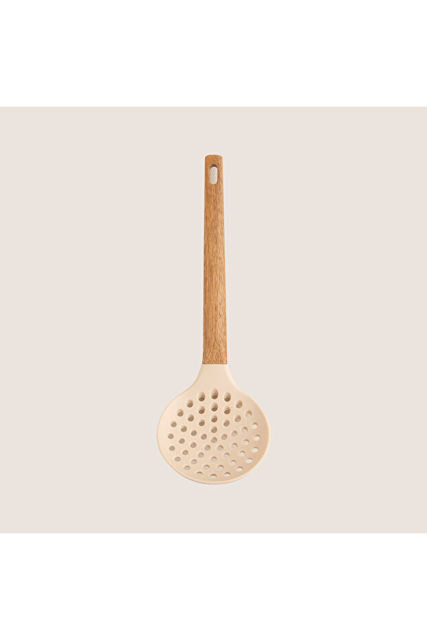 Agni Acacia Service Colander 31 cm Natural
