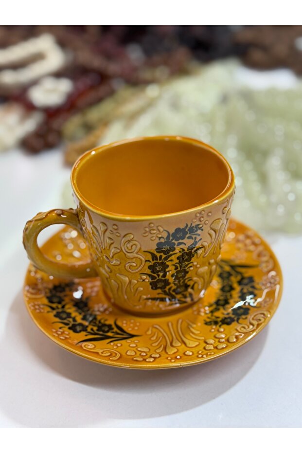 كوب قهوة سيراميك حجم كبير - 1