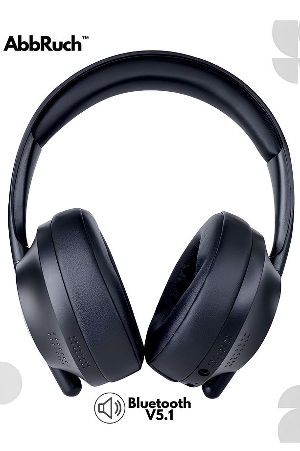 Kulaküstü Bluetooth Kulaklık Mikrofonlu İos Android Uyumlu Kablolu Kablosuz Kulak Üstü Kulaklik - 5