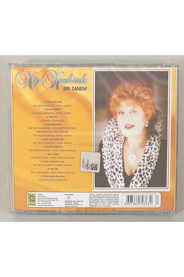 Neşe Karaböcek Bir Tanem Cd (Jelatininde Sıfır Dönem Baskı) - 2