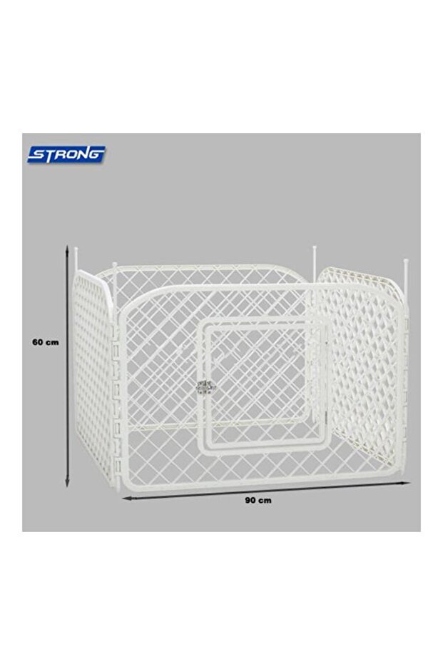 Plastik Çit 90cm 60cm Panel Kare Model