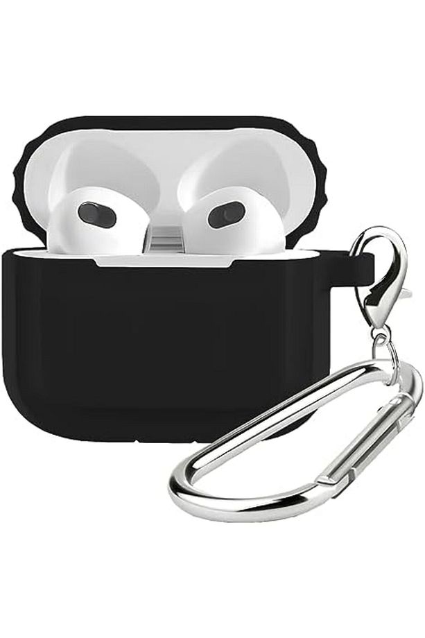 Mrttnca Labs Airpods 3 Uyumlu Rubber Silicone Case Kancalı Yumuşak Silikon Kılıf Airpods 3 Uyuml ... - 2