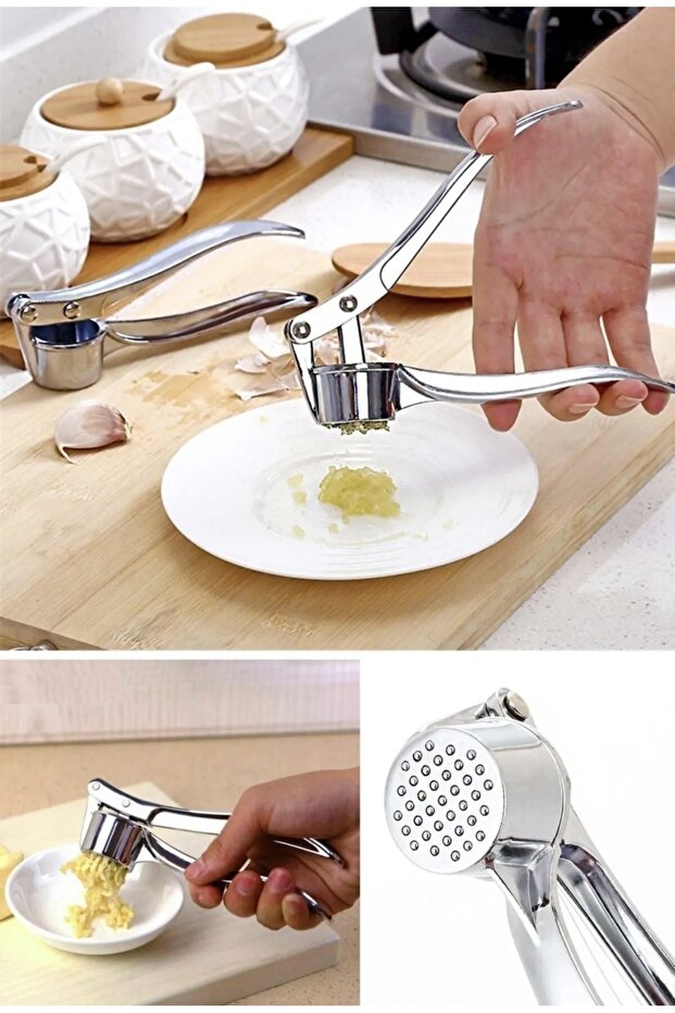 Garlic Presser Metal Garlic press stainless steel manual press tool