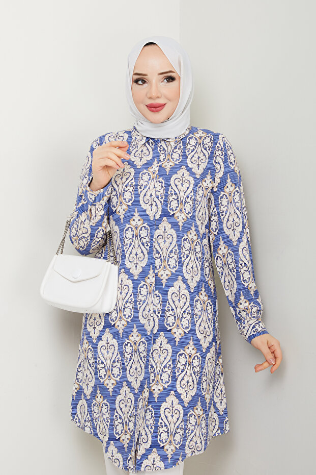 تونيك فيسكوز منقوش أصلي - 6