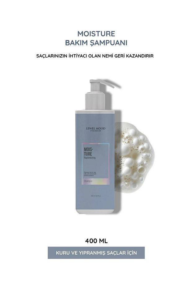 Moisture Kuru Ve Yıpranmış Saçlar Için Nem Bakım Şampuanı 400 ml - 4