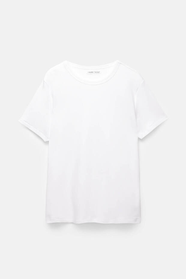 Kısa kollu basic t-shirt - 6