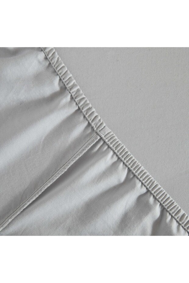 ملاءة سرير كينج أساسية من القطن الصلب - 7