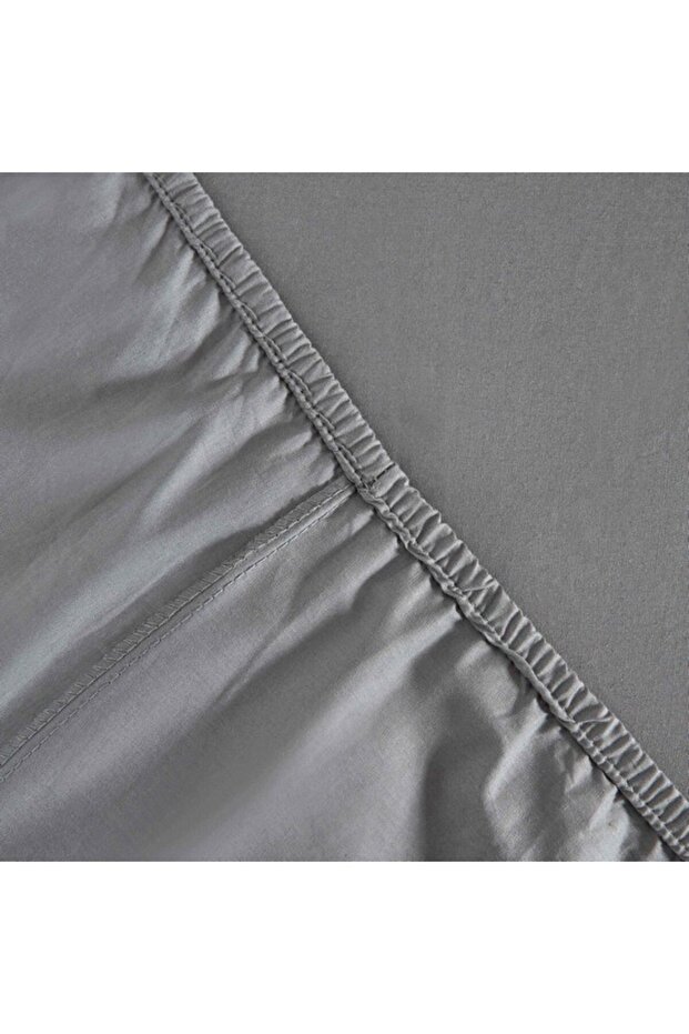 ملاءة سرير كينج أساسية من القطن الصلب - 7