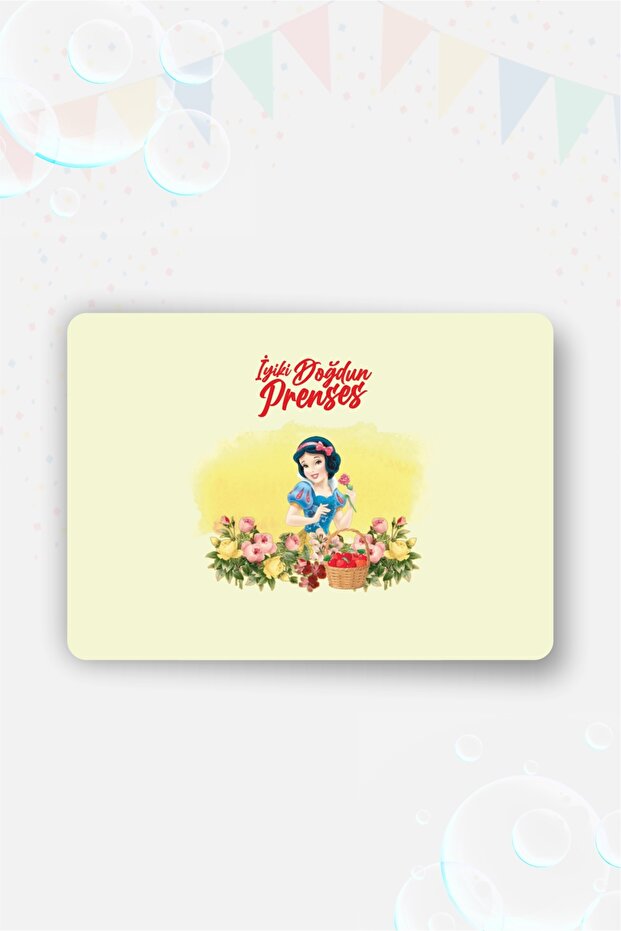 Cotton Princess Themed Birthday * 18 Pcs Adhesive Foam Bubble Sticker