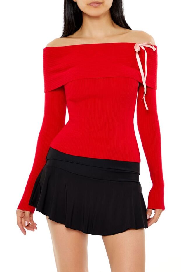 Omzu Açık Şık Triko - 1