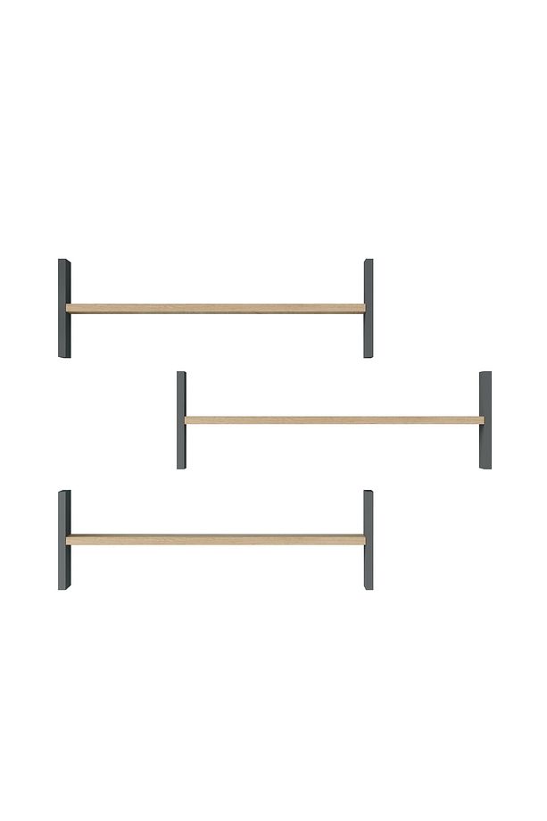 Shelf 23 Duvar Rafı Sepet-Antrasit WL23-SA - 3