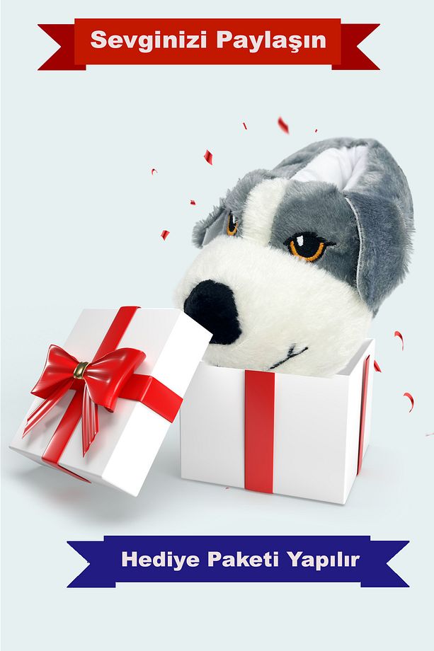Yumuşak Taban Sevimli Köpek Panduf - 2
