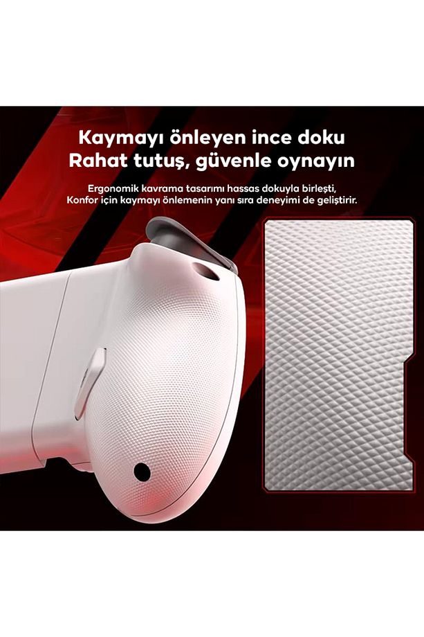 S3 Gamepad İPhone - Andriod Joystic Type-C Mobil Oyun Kumandası BEYAZ - 3