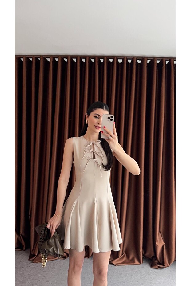 Laced Nude Dress