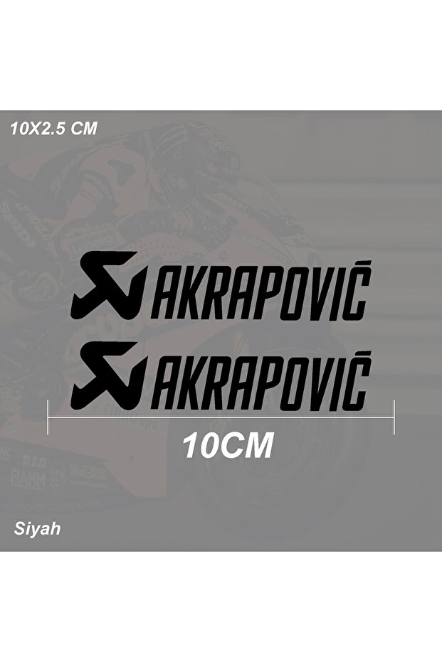 ملصق Akrapovic لخوذة السيارة والدراجة النارية ملصق لاصق لاصق