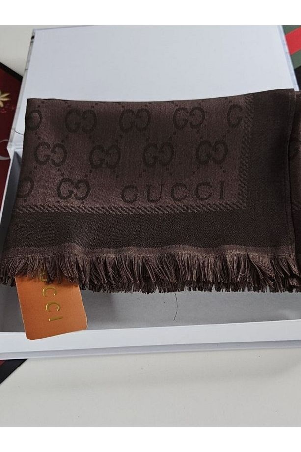 Yün Kaşmir Şal Pamuk G Desen Premium Kumaş - 2