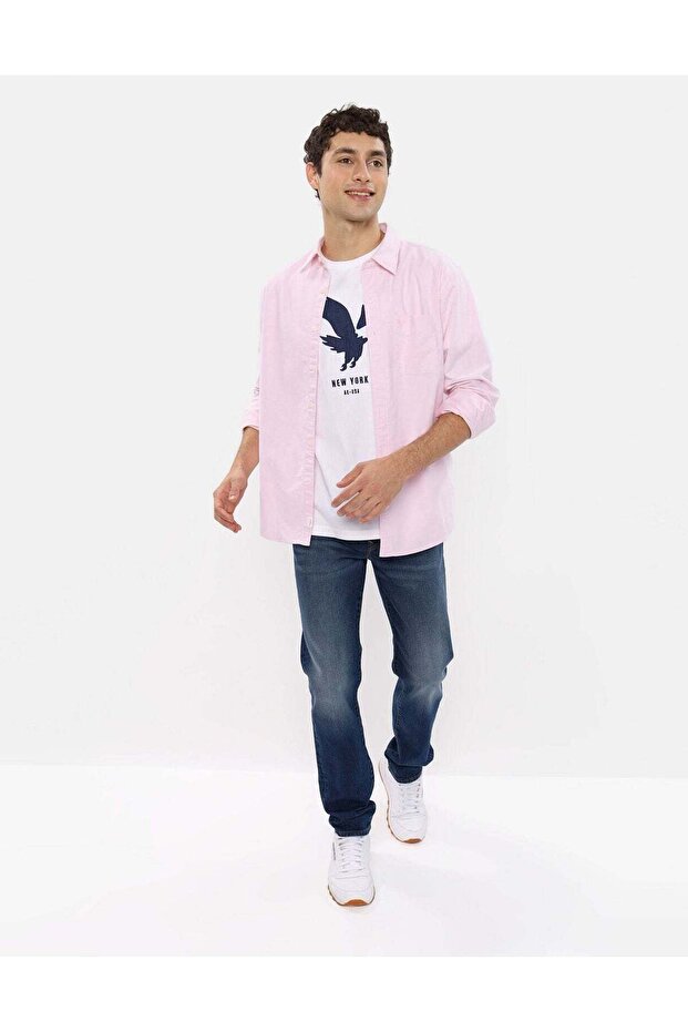 قميص AE Everyday Oxford بأزرار