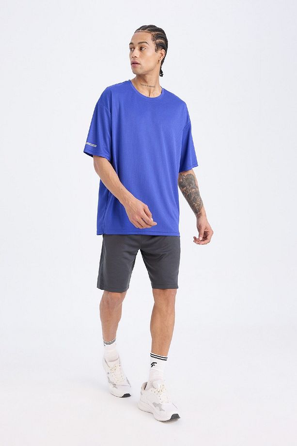 DeFactoFit Standart Fit Sporcu Kısa Paça Şort D6449AX25SP - 3