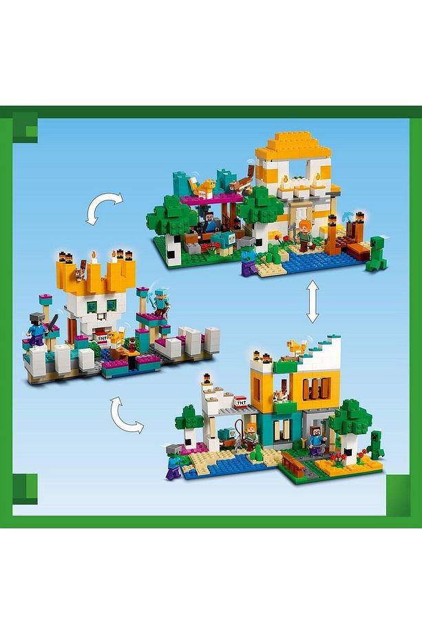® Minecraft® Çalışma Kutusu 4.0 21249 - 8 Yaş ve Üzeri  Yaratıcı Oyuncak Yapım Seti (605 Parça) - 8
