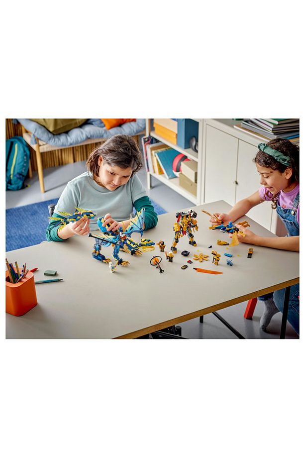 Sbl Element Ejderhası İmparatoriçe Robotuna Karşı 71796 Oyuncak Yapım Seti (1038 Parça) SBLSh - 5