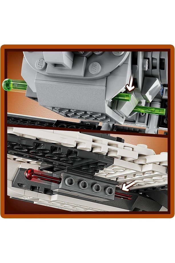 ® Star Wars™ Mandalorian Fang Fighter TIE Interceptor™'a Karşı 75348 - Yapım Seti (957 Parça) - 8