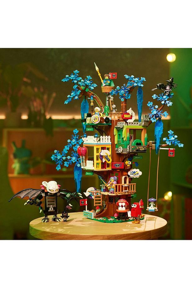 ® DREAMZzz™ Fantastik Ağaç Ev 71461 - 9 Yaş ve Üzeri Yaratıcı Oyuncak Yapım Seti (1257 Parça) - 9